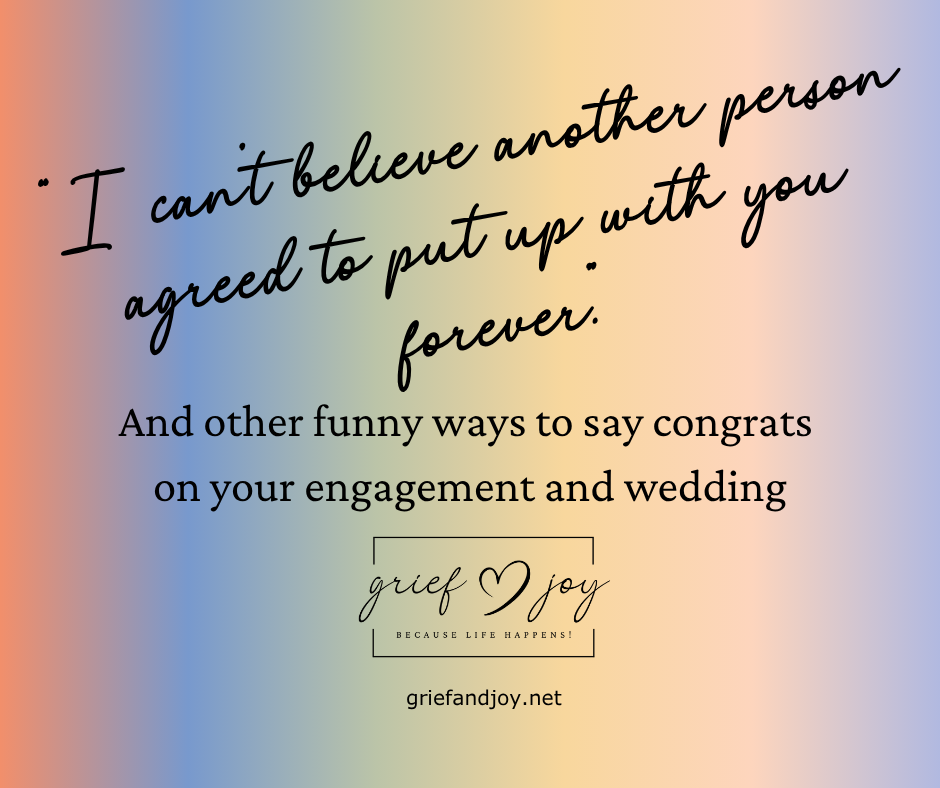 Funny Wedding Cards for Couples Who Hate Cheesy Wedding Cards | Grief & Joy