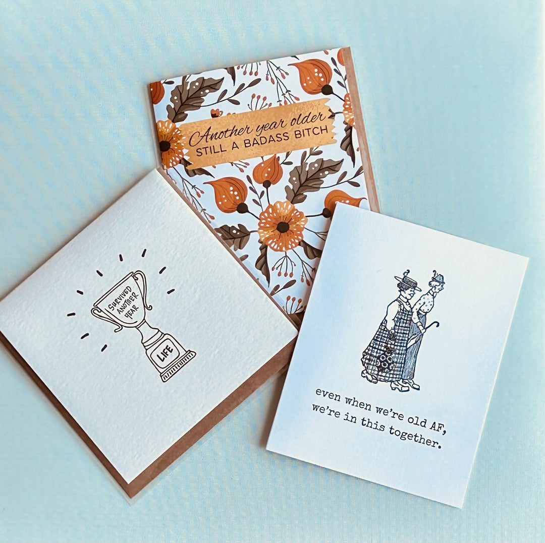 Birthday Bundle | 3 Funny & Honest Birthday Cards