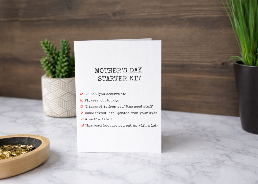 Mothers Day Starter Kit - Grief & Joy Mothers Day Card Front